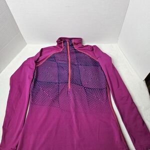 Nike Pro Hot Pink Jacket with Orange Trim